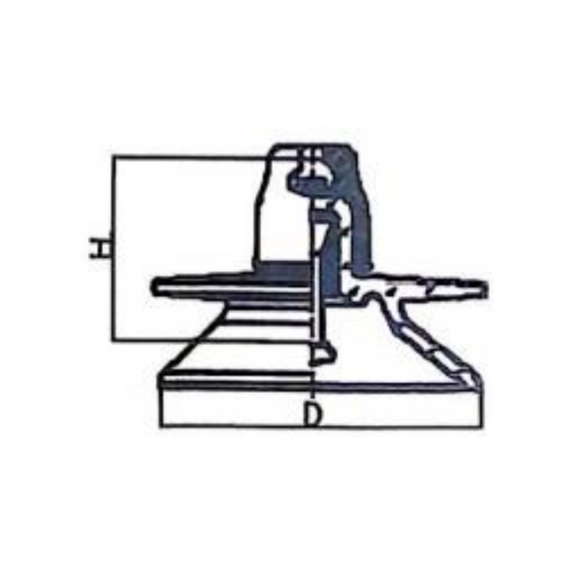 Стеклянные изоляторы типа "Двойной зонт"
